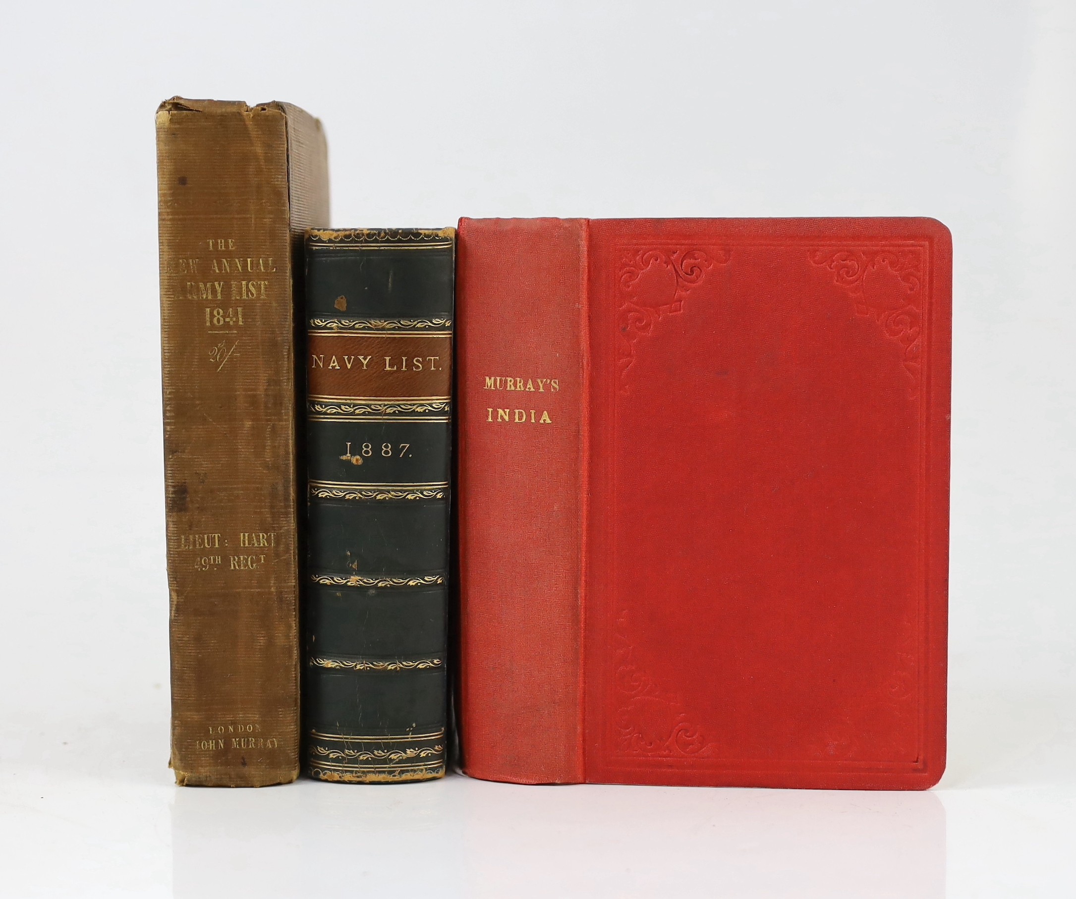 [John Murray] A Handbook for Travellers in India, Burma and Ceylon ... 4th edition. num. folded coloured maps and plans (incl. a large folded one of railway network in pocket)